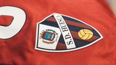 Imagen del vestuario de la SD Huesca en el campo de la UD Las Palmas