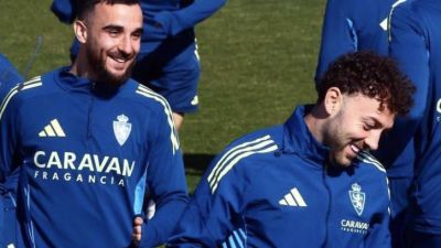 Rober González y Keidi Bare en un entrenamiento reciente.
