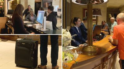 La semana que viene la ocupación hotelera de Zaragoza podría alcanzar el 95 %. / Aragón TV