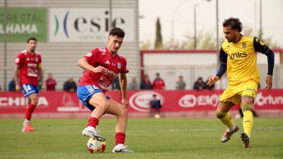 Un momento del partido ante el Alcorcón