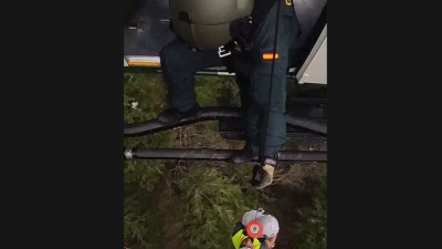La operación de auxilio se produjo este sábado. / Guardia Civil
