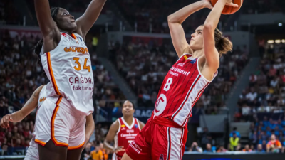 Un momento del partido ante el Galatasaray