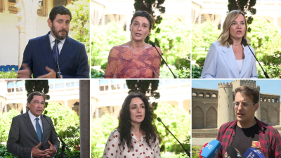 El acto institucional del Día de Aragón ha reunido a representantes de las Cortes. / Aragón TV