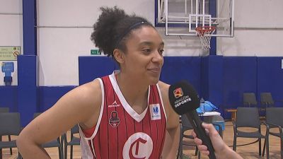Helena Oma, durante su entrevista con Aragón Deporte