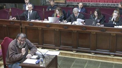 Koldo García declara en el juicio del Caso Mascarillas. / EFE/Señal Tribunal Supremo