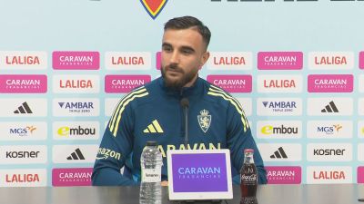 Rober González en rueda de prensa.