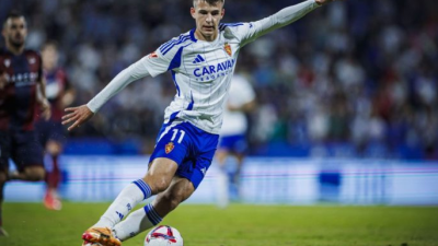 Bazdar, en un partido de la anterior temporada. Foto: LaLiga