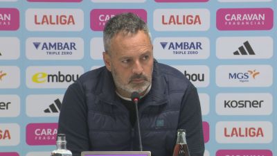 David Navarro en rueda de prensa.