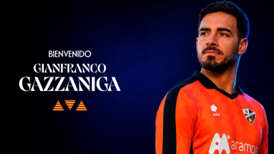 Gazzaniga, nuevo portero de la SD Huesca.