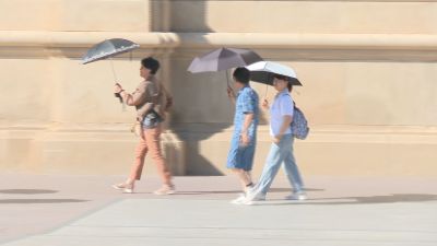 Las temperaturas pueden alcanzar o superar los 40 grados en muchas zonas de Aragón. / Aragón TV