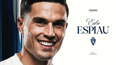 El Real Zaragoza incorpora al delantero canario Edu Espiau