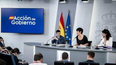 Rueda de prensa posterior al Consejo de Ministros, donde se ha aprobado este martes en segunda ronda el proyecto de Ley Orgánica de Medidas Integrales contra la Violencia Vicaria