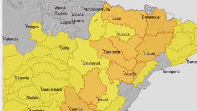 Aragón se encuentra este martes en aviso naranja por altas temperaturas.