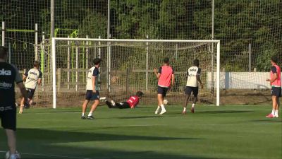 Enrenamiento SD Huesca