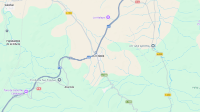 El accidente se ha producido en la carretera A-1505 en El Frasno.