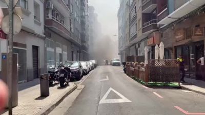 Los Bomberos de Zaragoza han intervenido en el incendio durante 20 minutos