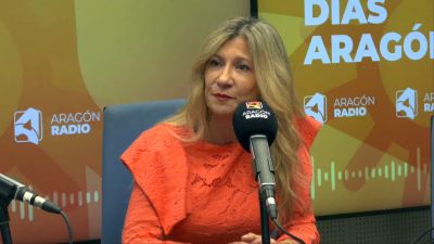 Mar Vaquero durante su intervención, este jueves, en el programa Buenos Días de Aragón Radio.
