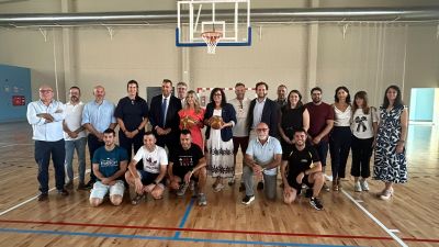 El polideportivo supone un salto de calidad en la oferta deportiva de Binéfar.