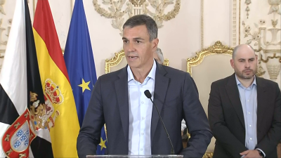 Pedro Sánchez comparece en Ceuta tras la crisis migratoria en la ciudad autónoma.