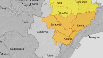 Avisos meteorológicos en las tres provincias para este lunes, 3 de agosto.