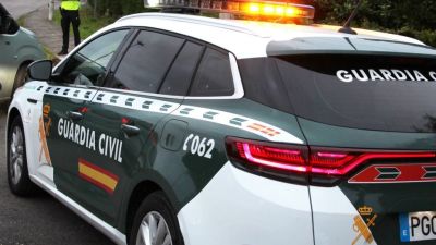 Vehículo de la Guardia Civil.