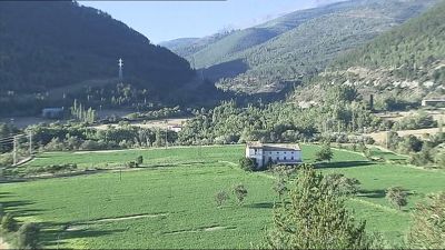 Zona norte de Jaca por donde pasará la variante de la autovía.