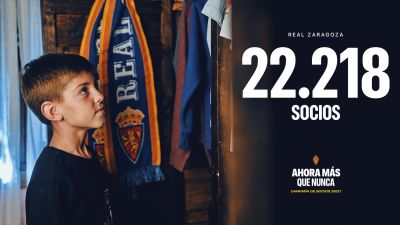 Imagen de la campaña de abonados con los datos actualizados hoy por el club