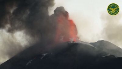 Erupción del Etna, en Sicilia. / Reuters