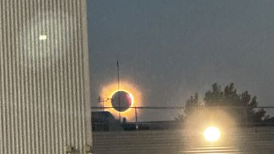 Eclipse visto de Zaragoza