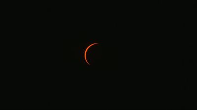 Eclipse visto desde Calamocha