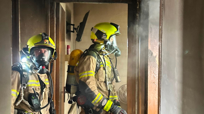 Incendio de una vivienda en Monzón.