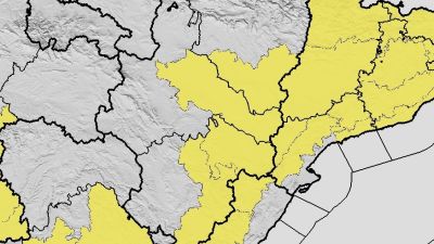 El aviso amarillo por fuertes lluvias tormentosas se circunscribe a la comarca de Júdar-Javalambre