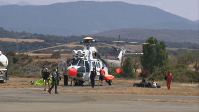 No es la primera vez que el aeródromo de Santa Cilia da soporte en emergencias.