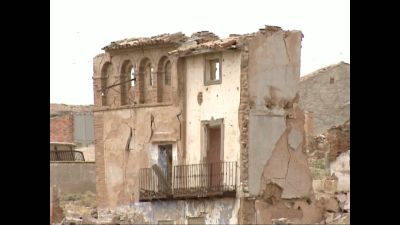 Así estaba el pueblo antiguo de Belchite en 2006