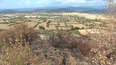 El incendio de Las Peñas de Riglos ha calcinado 14.500 hectáreas.