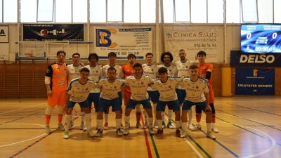 La plantilla del Wanapix Sala 10 Zaragoza antes del partido