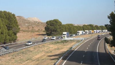 Circulación en la AP2 Villafranca de Ebro