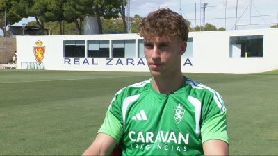 Sem Westerveld, durante su entrevista con Aragón Deporte