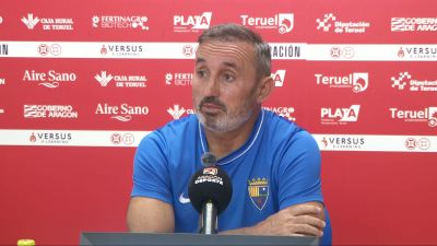 Kiko Ramírez en la rueda de prensa previa al partido frente al Real Madrid Castilla