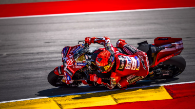 Marc Márquez durante la carrera de este domingo.