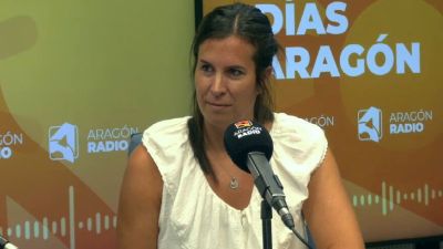 Cristina García, directora general de Deportes en la entrevista en Buenos días de Aragón Radio.