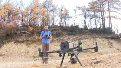 Durante su estudio, el grupo Geoforest de la Universidad de Zaragoza utiliza dos tipos de vuelos con drones.