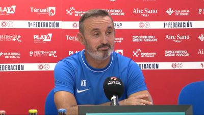 Rueda de prensa de Kiko Ramírez, entrenador del CD teruel