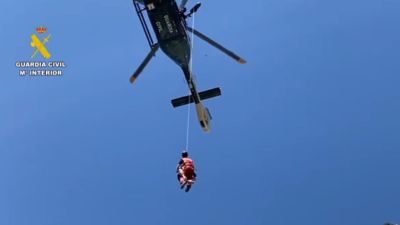 Uno de los rescates de la Guardia Civil en la última semana