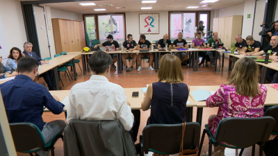 Reunión de este lunes en el SAMA entre los bomberos forestales y el Gobierno de Aragón