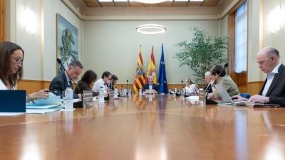 Reunión del Consejo de Gobierno de Aragón.REMITIDA / HANDOUT por GOBIERNO DE ARAGÓN.Fotografía remitida a medios de comunicación exclusivamente para ilustrar la noticia a la que hace referencia la imagen, y citando la procedencia de la imagen en la firma09/9/2026