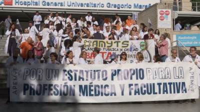 Los médicos aragoneses irán a la huelga nacional indefinida en todo el país desde el 28 de octubre