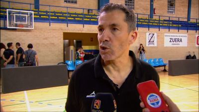 García de Vitoria hablando tras el partido