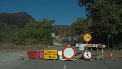 Las restricciones en la A-1603, provocadas lpor el incendio del pasado verano, se prolongarán hasta el 30 de noviembre.