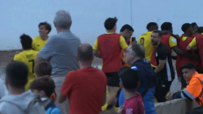 Locura tras el 1-2 del Ebro
